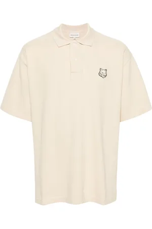 Maison Kitsuné Fox-motif cotton polo shirt
