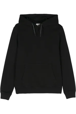 Woolrich Graphic-stamp cotton hoodie