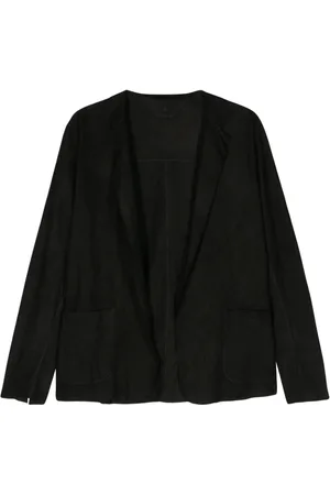 SALVATORE SANTORO Open-front suede blazer