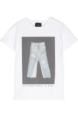 John Richmond Jeans-print cotton T-shirt