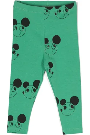 Mini Rodini Mouse-print leggings