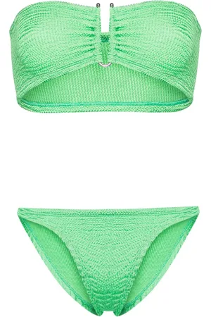 Para Mi Frida wrinkled-effect bandeau bikini