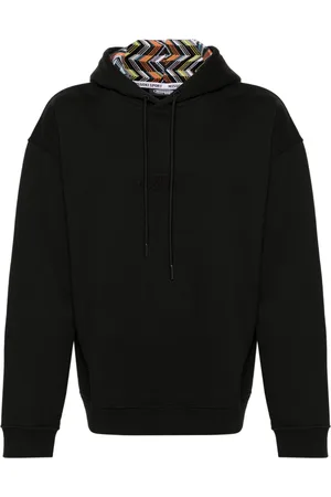 Missoni Logo-embroidered cotton hoodie