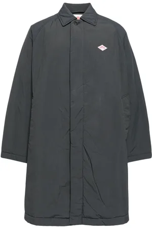 DANTON Logo-appliqué padded car coat