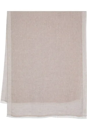 Lady Anne Fringed linen scarf