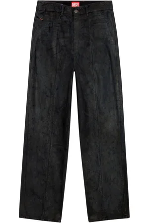 Diesel D-Chino-Work coated straight-leg jeans