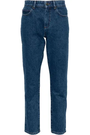 Soeur Mid-rise tapered-leg jeans
