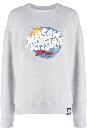 Maison Kitsuné Logo-print cotton sweatshirt