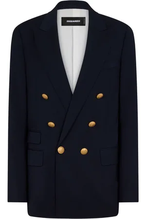 Dsquared2 Double-breasted virgin wool blazer
