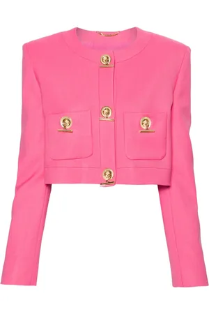 Moschino Single-breasted cropped blazer