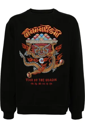 Maharishi Abundance Dragon organic cotton sweatshirt