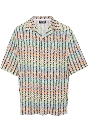 Missoni Chevron-print twill shirt