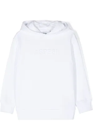 Aspesi Logo-embossed cotton hoodie