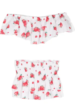 MONNALISA Fruit-print skirt set