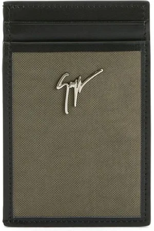 Giuseppe Zanotti Albert logo-plaque card holder