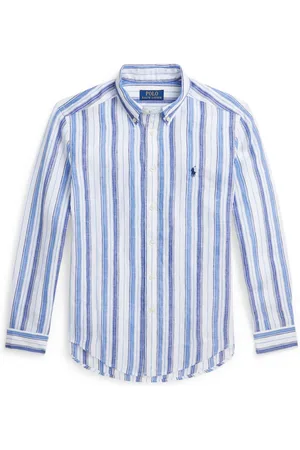 Ralph Lauren Polo Pony-embroidered striped shirt