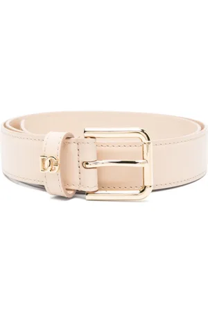 Dolce & Gabbana Logo-lettering leather belt