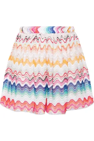 Missoni Zigzag-print lurex shorts