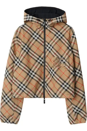 Burberry Cropped reversible check jacket