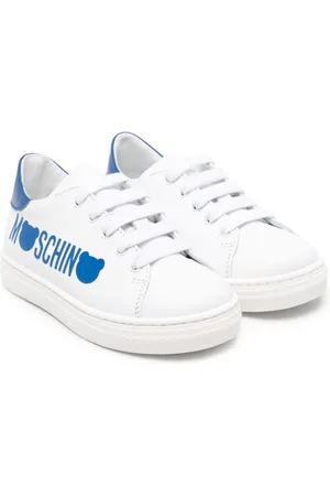 Moschino Logo-print leather sneakers