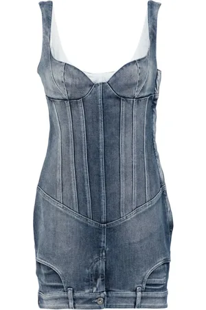 OFF-WHITE Upside Down denim dress