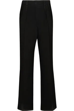 Maison Margiela Straight-leg gabardine wool trousers