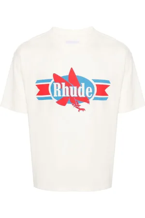 Rhude Chevron Eagle cotton T-shirt