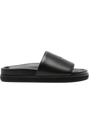 OFF-WHITE Debossed-logo leather sandals