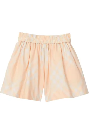 Burberry Check-print cotton shorts