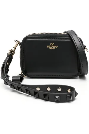 VALENTINO GARAVANI Rockstud leather crossbody wallet