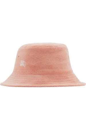 Burberry Equestrian Knight embroidered towelling bucket hat