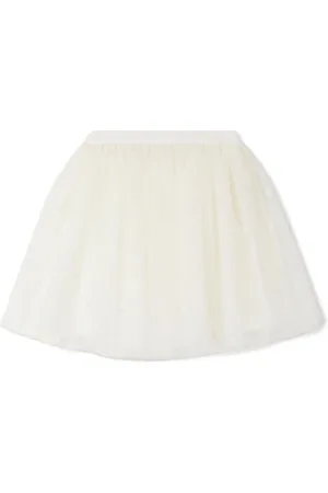 BONPOINT Pois tulle miniskirt