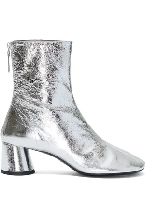 Proenza Schouler Glove 55mm metallic-effect boots