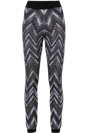 Missoni Zigzag-woven lurex leggings
