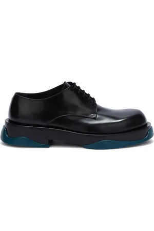 Jil Sander Round-toe leather derby shoes