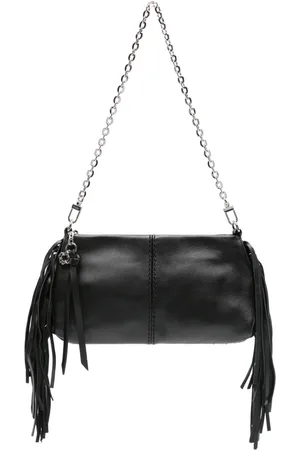 Maje Miss M leather clutch bag