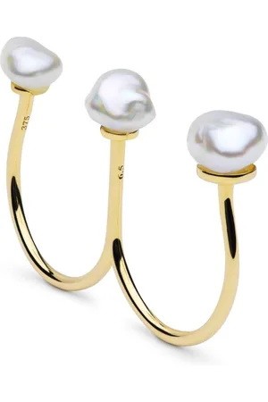 Autore 9kt yellow Sophia pearl ring