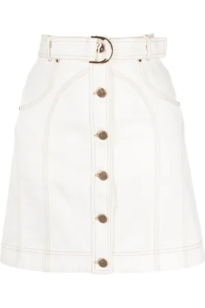 Acler Valleybrook denim mini skirt