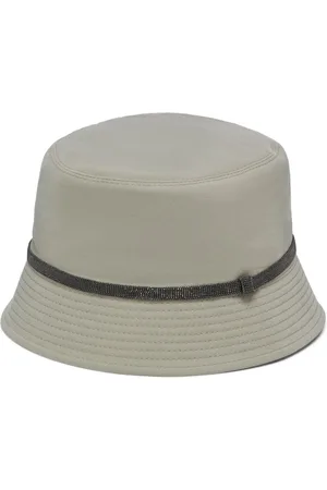 Brunello Cucinelli Monili-embellished bucket hat