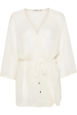 Para Mi Aurora semi-sheer kimono