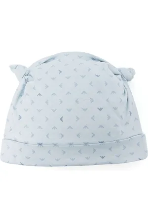 Emporio Armani Logo-print cotton beanie