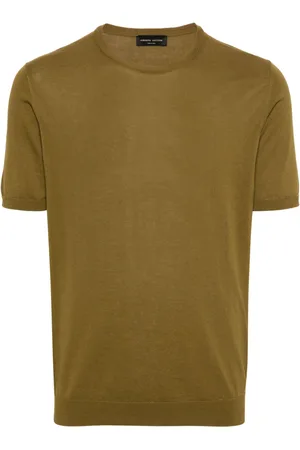 Roberto Collina Ribbed shortsleeved jumper