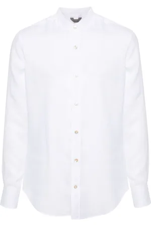 ELEVENTY Slub-texture linen shirt
