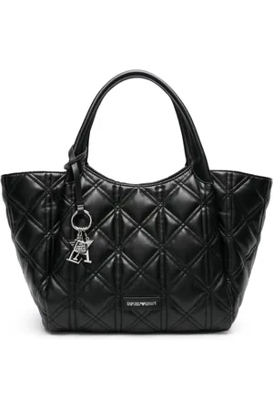 Emporio Armani Diamond-quilted tote bag