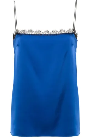 Serafini Floral-lace tank top
