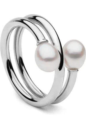 Autore 9kt gold Camille pearl ring