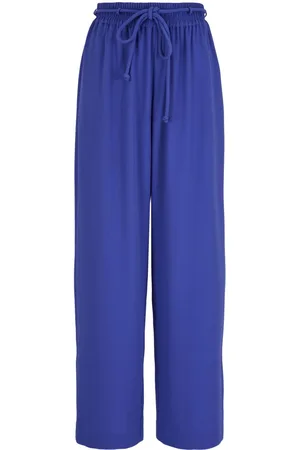 Emporio Armani Elasticated-waist straight-leg trousers