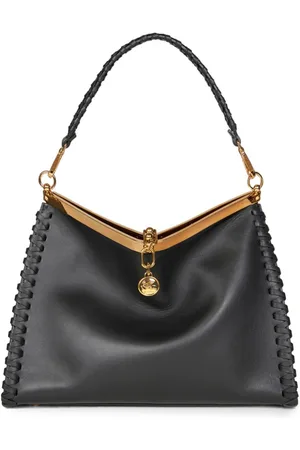 Etro Large Vela leather shoulder bag