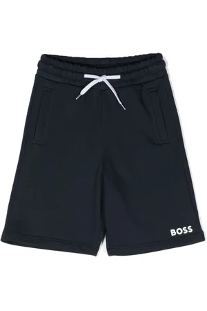 HUGO BOSS Logo-print cotton shorts