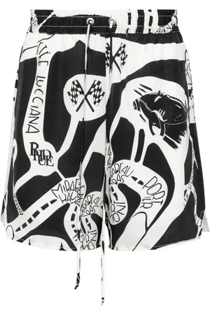 Rhude Strada silk shorts